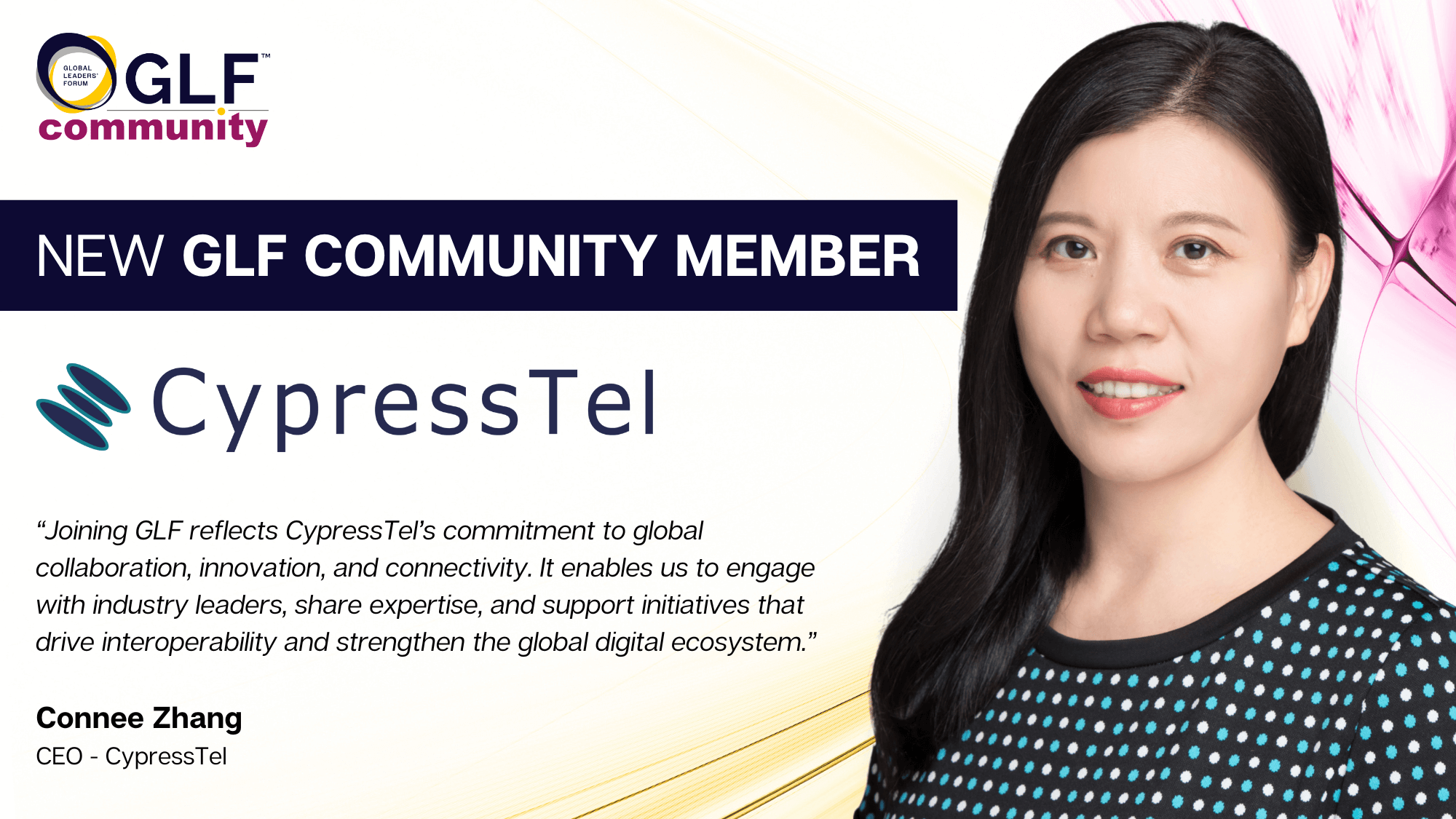 CypressTel Joins GLF Community, Advancing Global Digital Infrastructure Leadership